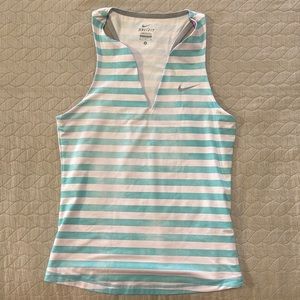 Colorful Nike Dri-Fit Tank Top with V Neck